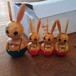 Vintage wooden miniature. Made in Italy